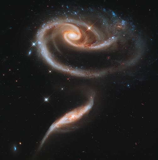 Detectan por primera vez galaxias oscuras en el Universo gracias a la luz de un quásar