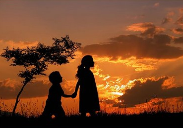 Caminando juntos.