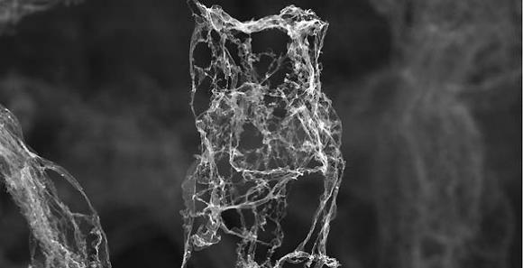 El aerografito, un material tan ligero como el aire