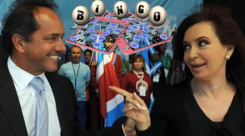 Qué se esconde detrás del envió de fondos de Cristina a Scioli. TODO SEA POR EL JUEGO.