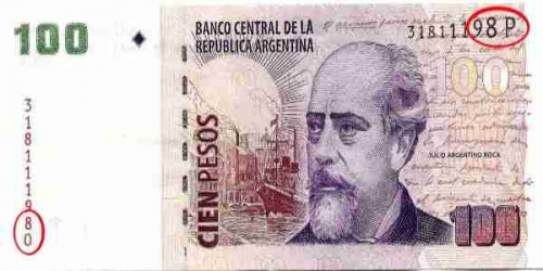 Ya circulan billetes de Ciccone con groseras fallas de impresión