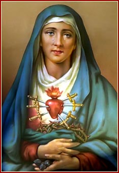 La devoción de los Siete Dolores de la VIRGEN MARÍA.