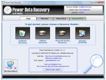 Power data recovery