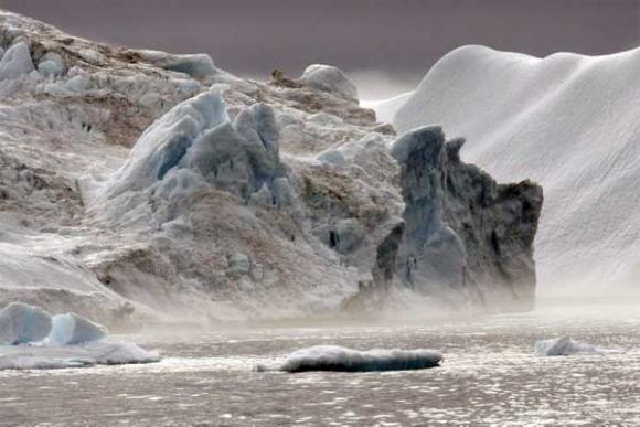 El hielo de Groenlandia es menos vulnerable al cambio climático