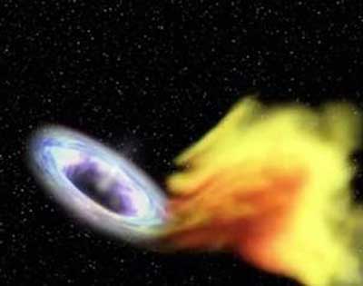 Observan despertar de un agujero negro