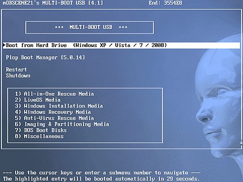 Multi-Boot USB v4.1 for USB [Compilacion 26 Julio 2012]