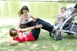 Una rutina para recuperar la figura luego del parto