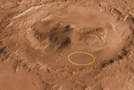 ¿Por qué tiene tanto interés el Cráter Gale de Marte?