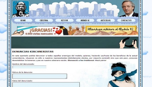 Sitio K pide denunciar a los traidores al modelo. “AL ENEMIGO, NI JUSTICIA” 