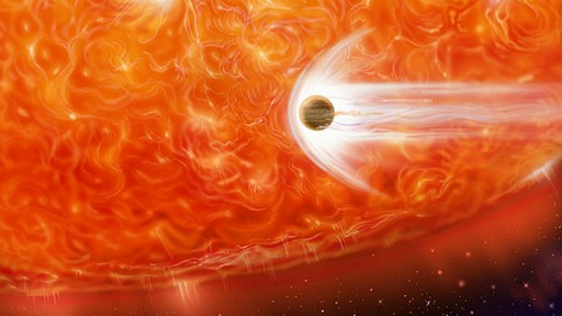 Un planeta devorado por su propia estrella