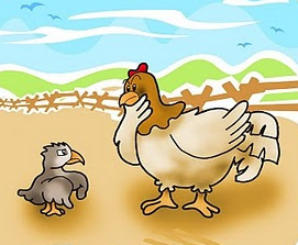 El Águila y la Gallina.