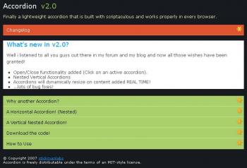 Accordion v1.0: un sistema acordeón realizado con script.aculo.us