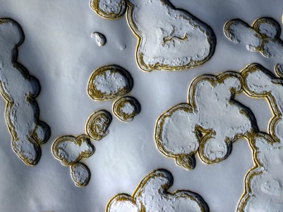 Descubren hielo seco en Marte compuesto de dióxido de carbono