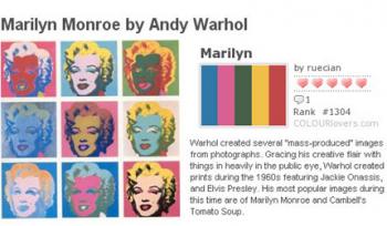 Paletas de colores a partir de cuadros