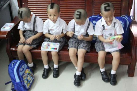 Nueva forma de diferenciar a los cuatrillizos