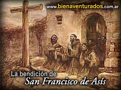 Bendición de San Francisco de Asís