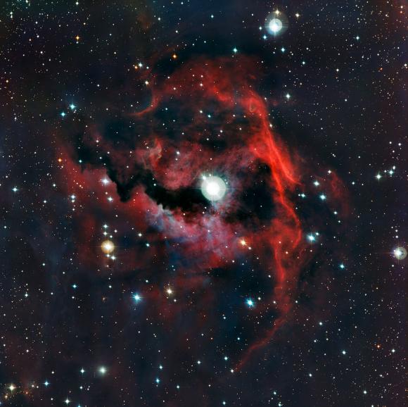 Nebulosa Gaviota muestra el colorido del gas ionizado