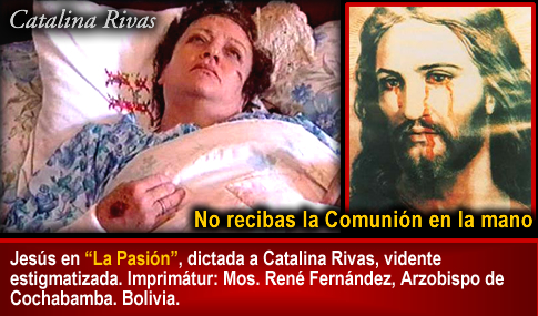 No recibas la Comunión en la mano