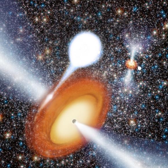 Dos agujeros negros en un cúmulo de estrellas confunde a los astrónomos