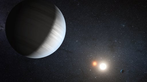 Anuncian en EEUU el descubrimiento de un planeta con cuatro soles