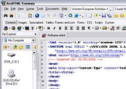 Acehtml: editor html gratuito