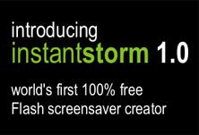 Instantstorm: crear salvapantallas con flash