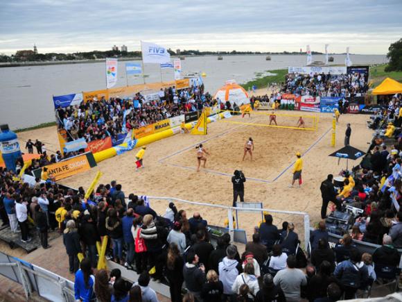 Santa Fe recibe el Sudamericano de Beach Volley
