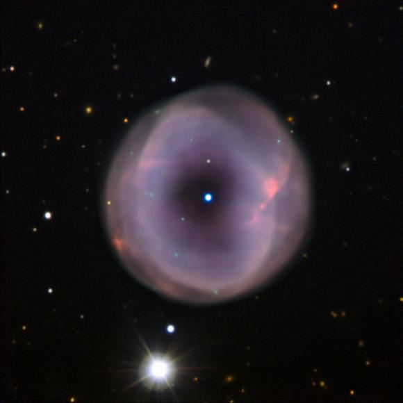Nebulosa la Grulla forma una flor etérea
