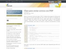 Clase para enviar correos con php