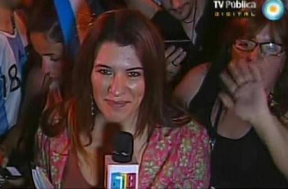 Papelón de una periodista de 678 en la marcha del 8N