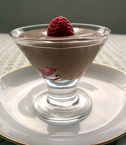Mousse de chocolate con fresas