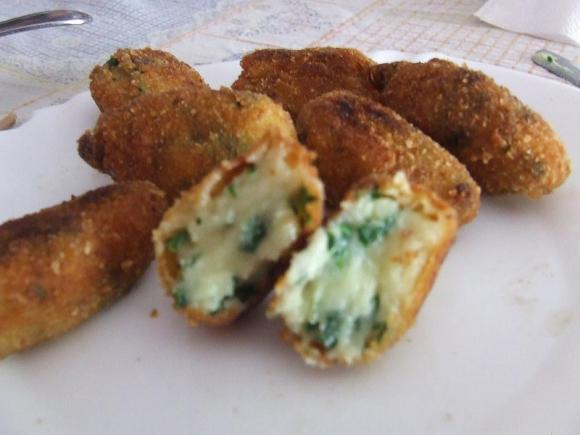 Croquetas de espinacas y queso Idiazabal