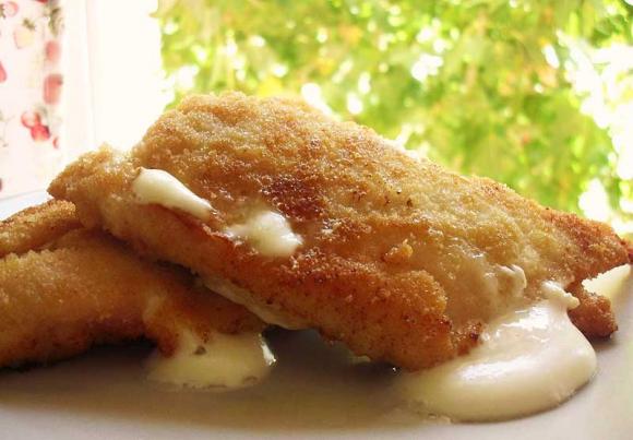 Libritos de pollo con queso