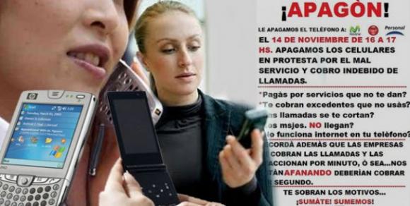 14N: ¡Apaguemos los celulares! Los usuarios dicen ¨NO¨