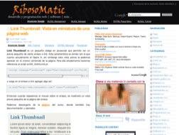 Link thumbnail: vista en miniatura de una página web'