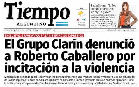 Tiempo Argentino, Clarín y un nuevo fenómeno: la “no noticia”. CUANDO LOS TEMAS PRIVADOS SE DIRIMEN PÚBLICAMENTE.