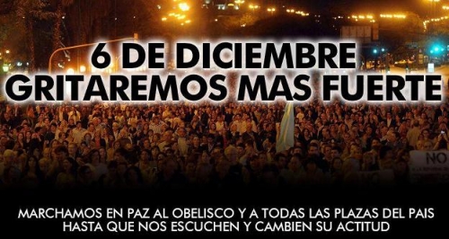 Empezaron a trascender los detalles de la movilización del 6D. NUEVA MARCHA CONTRA LA CORRUPCIÓN (Y OTRAS CUESTIONES).