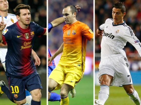 Estos son los finalistas para el Balón de Oro