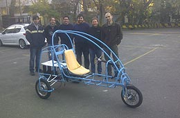 Desarrollan en Argentina el primer triciclo eléctrico de Latinoamérica que funciona íntegramente con baterías de litio