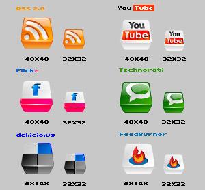 Iconos web 2.0