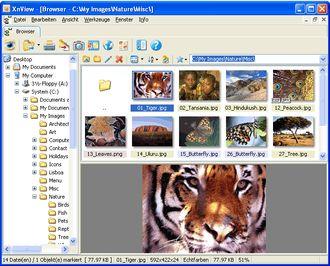 Xnview: visualizador y capturador de imágenes