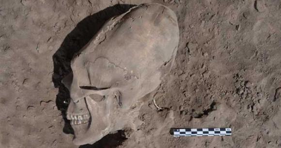 Fotos: Descubren en México un cementerio con cráneos alargados