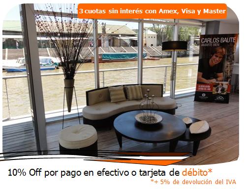 ¡Convertí tu terraza, tu parque en tu Living!
