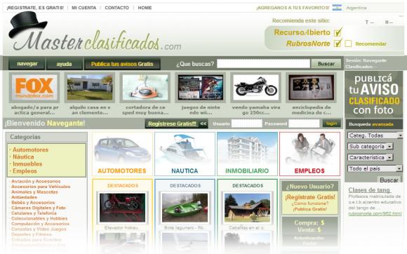 Sitio de Compra & Venta | MasterClasificados