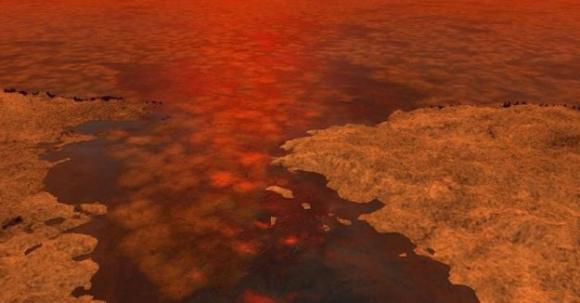 La NASA halla hielo flotante en mares y lagos de Titán.