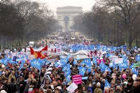 1 millón de personas en Francia: Sí al matrimonio y no al proyecto de Hollande