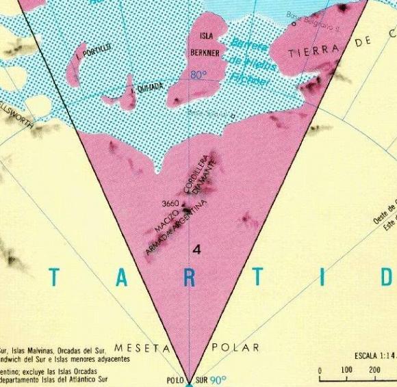 Parte de nuestra Antártida, con nombre pirata