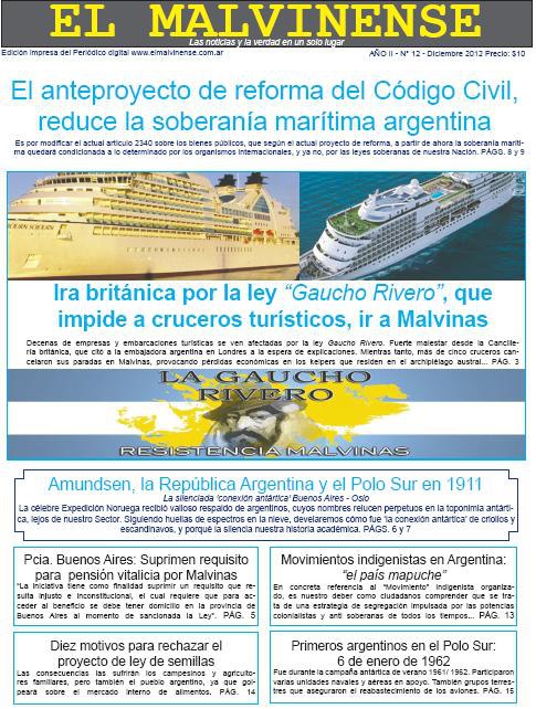 Salió El Malvinense impreso N°12