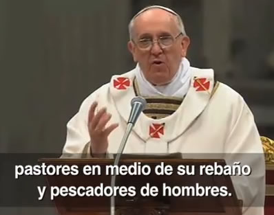 Jueves Santo: El Papa pide a sacerdotes ser pastores “con olor a oveja” y pescadores de hombres