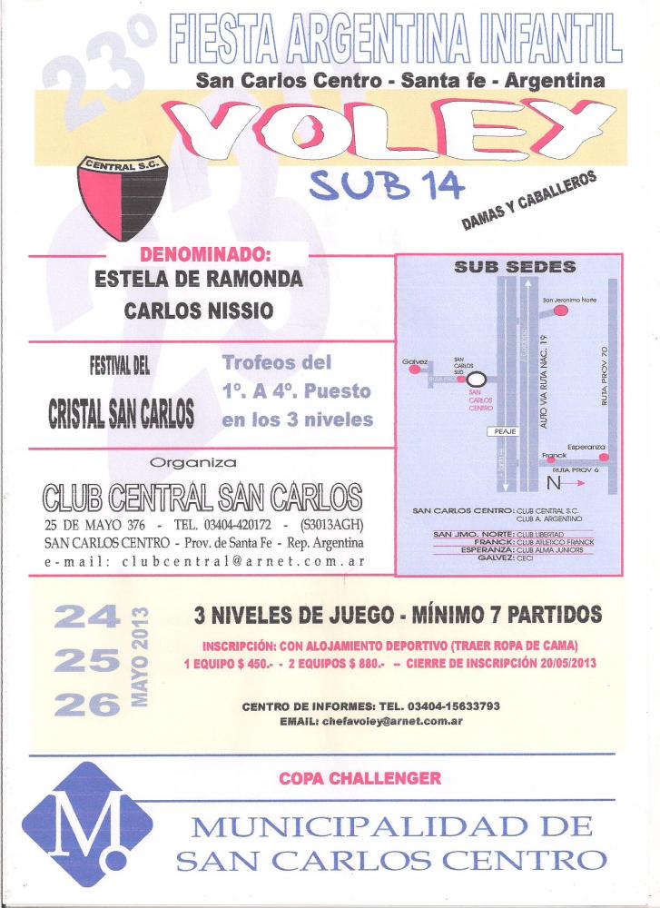 FIESTA ARGENTINA DEL INFANTIL DE VOLEY...